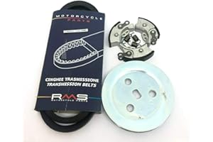 RMS S.P.A. KIT CINGHIA + PULEGGIA DA 90 + MASSETTE FRIZIONE CICLOMOTORE CIAO PX P SC ARCOBALENO LUSSO SPECIAL PRIMA SERIE C7 C9