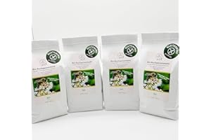 ‎BIO-MANUFAKTUR ERBER 100% NATUR Bio-Buchweizenmehl 4x500 g, "glutenfrei" zertifiziert, aus geschälten Buchweizenkörnern aus Oberbayern/Deutschland, vegan, vegetarisch, bestens für Pfannkuchen und Brotbacken geeignet