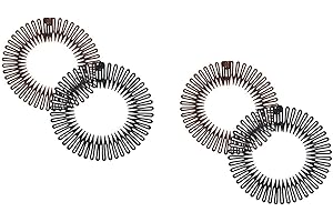 VICZON 4 Pièces Extensible Cheveux Peigne, Full Circle Peigne, Plastique Souple Peigne Circulaire, Peigne Extensible, Peigne à Cheveux Extensible en Plastique Cheveux Fashions Accessoires