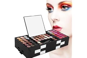 ATB-GIFT 142 Colors Make up set teenagers girls, Cosmetic Palette Set include Eyeshadow Palette Lipstick Blush Foundation Concealer Face Powder Mascara Lipgloss Brush for Every Woman