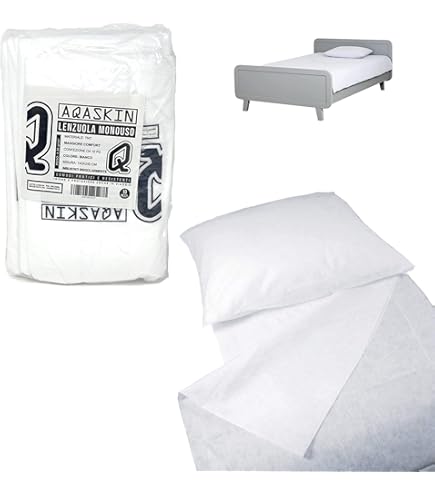 100 Single Bed Sheets from Viles (Single bed), 140 x 240 cm, Made in Italy