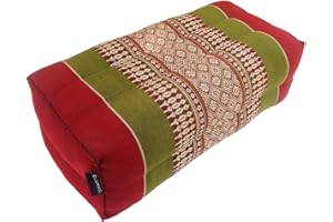 COLLUMINO Traditional Thai Kapok Yoga Support Block Cushion Meditation Pillow size 35 x 15cm