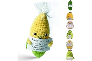 BoloShine Positive Mais Puppe, Mini-Plüsch Pocket Hug Geschenke, Lustige Kleine Geschenke, Kreative Strickwolle Potato Geburtstagsgeschenk für Paare, Familien, Freunde, Patienten