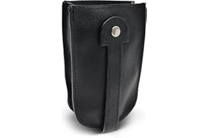 Safekeepers Dzwonek na klucze – skórzana kieszeń na klucze – kształt dzwonka – piórnik na klucze – piórnik damski – piórnik na klucze – skórzany portfel – klucze