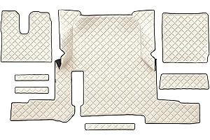 F-CORE Alfombrillas de Cobertura Total camión Compatible con Man TGX 01.18-03.20 AUTOMAT 1 Cajon CHAMPÁN