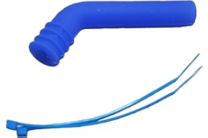 CPV 51883N 1/8 Scale RC Nitro Engine Exhaust Pipe Silicone End Deflector Navy Blue 10mm