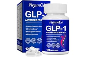 FEELIVILLE GLP-1-Ergänzung, 120 Kapsel Appetitunterdrücker für Frauen und Männer, GLP Formula Kapseln unterstützt Appetitregulation und Darmgesundheit