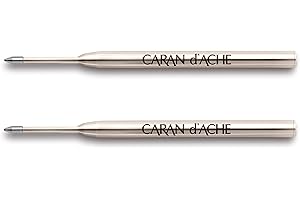 Caran d'Ache Lot de 2 recharges pour stylo à bille Goliath Bleu