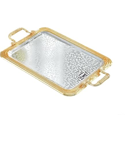 Lot De 2 Plateaux Ronds En Acier Inoxydable Doré - 14 X 14 X 1,2 Cm - Pour Bijoux, Cosmétiques, Rangement Déco
