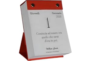 VERBA VOLANT Calendario VerbaVolant 2026, L'unico magnetico, Calendario da tavolo, Supporto magnetico integrato, Idea Regalo, Ogni giorno una frase filosofica, Calendario con scatola premium