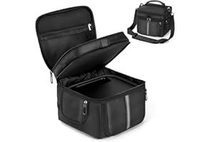 EUGOOCX Funda de transporte para central eléctrica compatible con ECOFLOW River 3, bolsa de almacenamiento de viaje para generador, cable de carga y accesorios, con acceso rápido y ventanas con