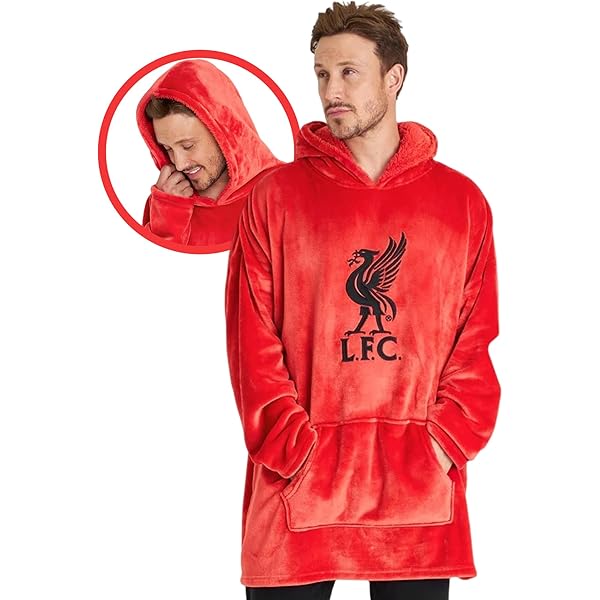 Cozy Oversized Fleece Hoodie Blanket For Men & Teens