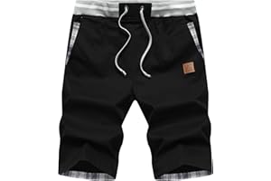 Djtnzdm Pantaloncini Uomo Cotone Cargo Estivi Eleganti Casual Elastico Bermuda Chino Shorts Classico Pantaloncini Corti Uomo con Tasche