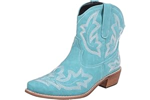Didadihu Cowboystiefel Damen Westernstiefel,Cowboy Boots Damen Cowboy Stiefel Westernstiefel Schwarz Mit Absatz