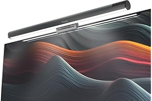 Trust Shyne Monitor Light Bar Anti-blue Anti-glare USB Lamp 42cm, Warm/Cold/Medium White Light, Adjustable Temperature and Brightness, Compact Flicker-free Touch Lamp Work Light for Office Desk