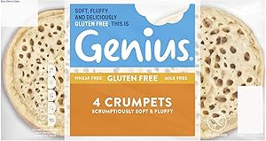 Genius Gluten Free Crumpets, Pack of 4|200