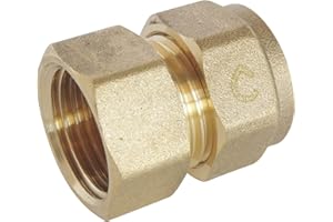 SOMATHERM FOR YOU BT SELECTION Female Compression Reducing Coupler - PEX/Diameter 16-15 X 21 (1/2 Inch)