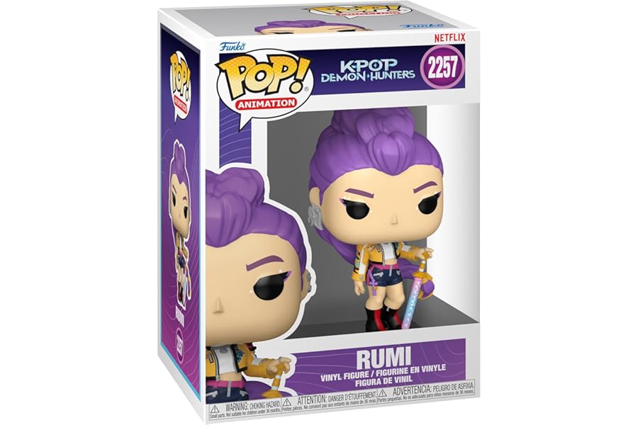 Funko Pop Animation: KPop Demon Hunters - Rumi - Collectable Vinyl Figure - Gift Idea - Official Merchandise - Toys for Kids and Adults - Movies Fans