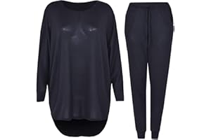 Crazy Girls 2 Pieces Womens Tracksuit Set Gym Lounge wear for Women UK Long Sleeves Soft Stretch Stuff with Unique Colors Sizes 8-22 UK