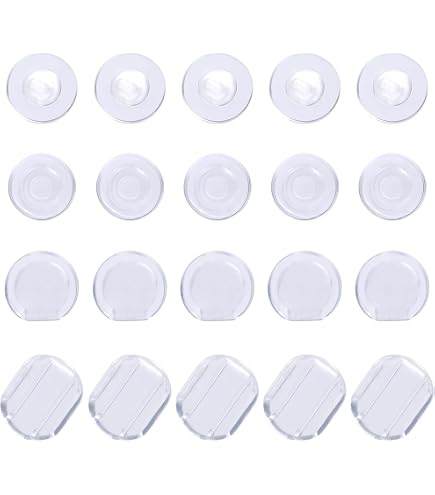 Cuscinetti In Schiuma Traveller Per Orecchie A Clip - 3 Paia (6 Pezzi) - Ammorbidiscono E Alleviano La Pressione - Colore Crema