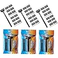 Gillette Guard Men New - One Razor &12-Cartridge In One Pack (Pack Of 3: Set Of 3 Razor-36 Cartridge) By Rmr Jaihind