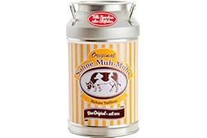 Original Sahne Muh-Muhs Toffees – Karamellbonbons in Milchkanne – 252g – Sahne-Karamell mit Vollmilch – Nostalgie-Geschenkidee – Weiche Bonbons für Groß & Klein