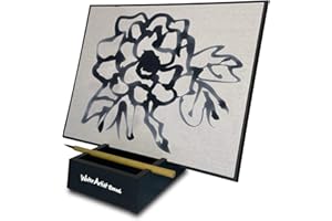 N/V Water Artist Board Drawing Set Paint with Bamboo Brush, Repeatable Zen Buddha Magic Painting Board Paint with Water, Relaxation Meditation Sketch pad