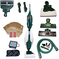 JaTop Vorwerk HEPA Staubsauger Kobold 131 + umschaltbarer elektrischer Bürste - Garantierte Bestleistung beim Saugen - geeign