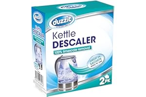 Duzzit Kettle Descaler Limescale Remover Easy To Use Drop In Sachet, Blue, (Pack Of 2)