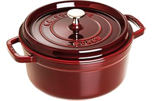 STAUB 40509-357-0 Cocotte Round 24cm Grenadine red
