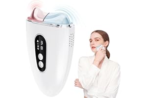 AOSKIE Masajeador facial Ems Gua Sha Masajeador facial eléctrico Gua Sha con compresa fría, compresa caliente y función de vibración