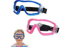 Gykutix 2-pack skyddsglasögon för barn – Nerf-leksaker, barnens glasögon med stötbeständiga glas, immun mot imma, justerbart