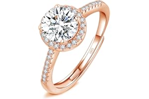 Josfeva Silber Damen Ringe, 925 Sterling Silber Trauringe, Silber Rosegold Gold Hochzeitsringe, Rund Quadrat Liebe Verlobungsringe mit Rund - Weiß Zirkonia, Antragsringe für Liebe Frau Braut