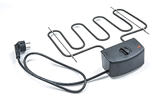 KAISER Company Spirale chauffante pour fumage Accessoires de fumoir en acier inoxydable 2000 W Compatible avec les modèles 50, 60, 100, 80, 125, 200 et 250