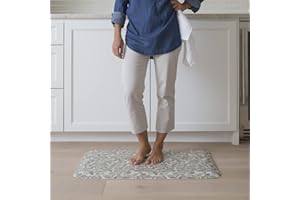 GelPro Designer Comfort 3/4" Thick Ergo-Foam Anti-Fatigue Kitchen Floor Mat, 20"x32", Orchard Almond