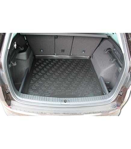 Accessori Golf 7 Tappetino Bagagliaio Skoda Kodiaq Element | Premium Su Misura 2017- Bordo Alto Antiscivolo Tappetino Su Misura