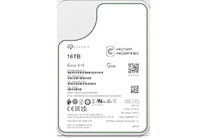 Seagate EXOS X16 Interne Festplatte 3.5 Zoll SATA 6 Gbit/s 256 MB, ST16000NM001G