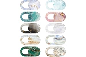 Phoetya Pack of 10 Webcam Cover, Webcam Cover Slider 0.04 Inch Ultra Thin Phone Camera Cover for Laptop Tablet Smartphone Protection Your Privacy Online