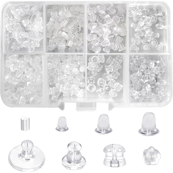460 Fermoirs Pour Boucles D'oreilles – 10 Styles (papillon, Sphère, Caoutchouc…) – Pour Remplacer Ou Créer Des Bijoux
