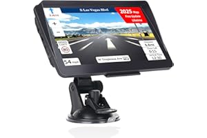IGEAIIE 7 Inch Sat Nav for Car & HGV Truck, HD GPS Navigation System with Preloaded 2026 UK & Europe Maps, Postcode Search, POI, Voice Guidance, Speed Camera Alerts, and Lifetime Free Updates