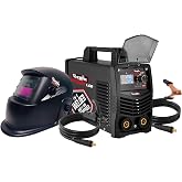 CEVIK PRO CE-ULTRA200LCD - MMA Inverter Welder with Welding Mask and Electrode Holder - 200A 40% 230V - Electrodes up to 5mm