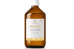 1 000 ml dimetylsulfoxid DMSO 99,99 % eur. std. (äkta apotekskvalitet) i apoteksflaska – (1 l, finns även i 100, 250 och 500
