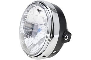 BENWEI 7 Inch 35W Universal Clear Lens Beam Motorcycle Headlight Round LED HeadLamp for Wasps 600 900 CB400 / 900-Black