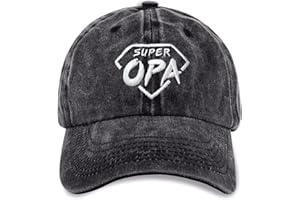 UEOTO Papa Opa Geschenk Geburtstag, Super Papa Opa Cap Geschenkideen für Bester Papa Opa Sohn Tochter Geschenke zum Weihnachten Geburtstag 40 50 60 70 80 Mann
