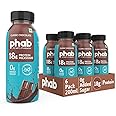 Phab Protein Milkshake | Classic Chocolate Flavor | Pack of 6 x 200ml | 18g Protein | Vitamins B12, A, D & Calcium | No Added Sugar | Healthy & Delicious