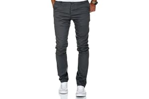 Amaci&Sons Herren Slim Fit Stretch Chino Hose Jeans 7100
