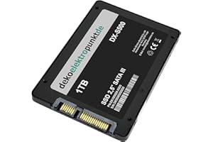 dekoelektropunktde Hard disk SSD da 1TB per Sony Playstation 4, PS4 Pro, PS4 Slim, interno 2,5"