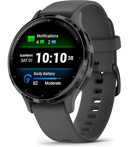 2 Films Protection écran Verre Trempé Pour Garmin Venu 3 - Bord 3D Noir, Ultra-transparent, Anti-rayures