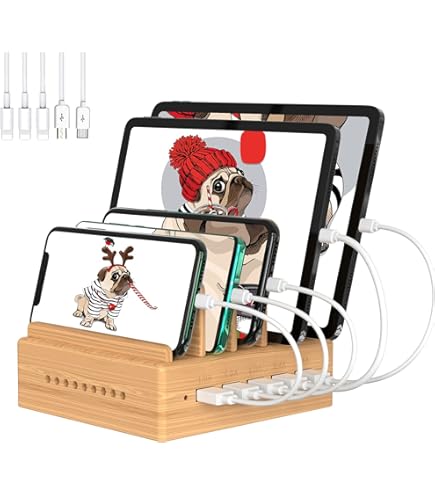 SooPii USB Charging Station Organizer for Multiple Devices