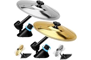 RUMSFEL 2 piezas Mini Platillo, Mini Drum Clip, Mini tambores y platillos, Se colocan en las rejillas de ventilación y vibran al ritmo de la música. Ideal para animar los atascos y viajes aburridos